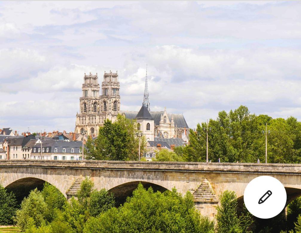 Cosy Loire, T2 Neuf, Front De Loire ,Vue Cathedrale,5Min A Pied Centre Ville Et Parking Prive Orleans Exterior photo